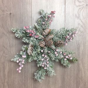 NEW National Tree Snowflake Star Wreath LED Lights